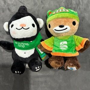 Vancouver 2010 Olympic Mascot Plush Set